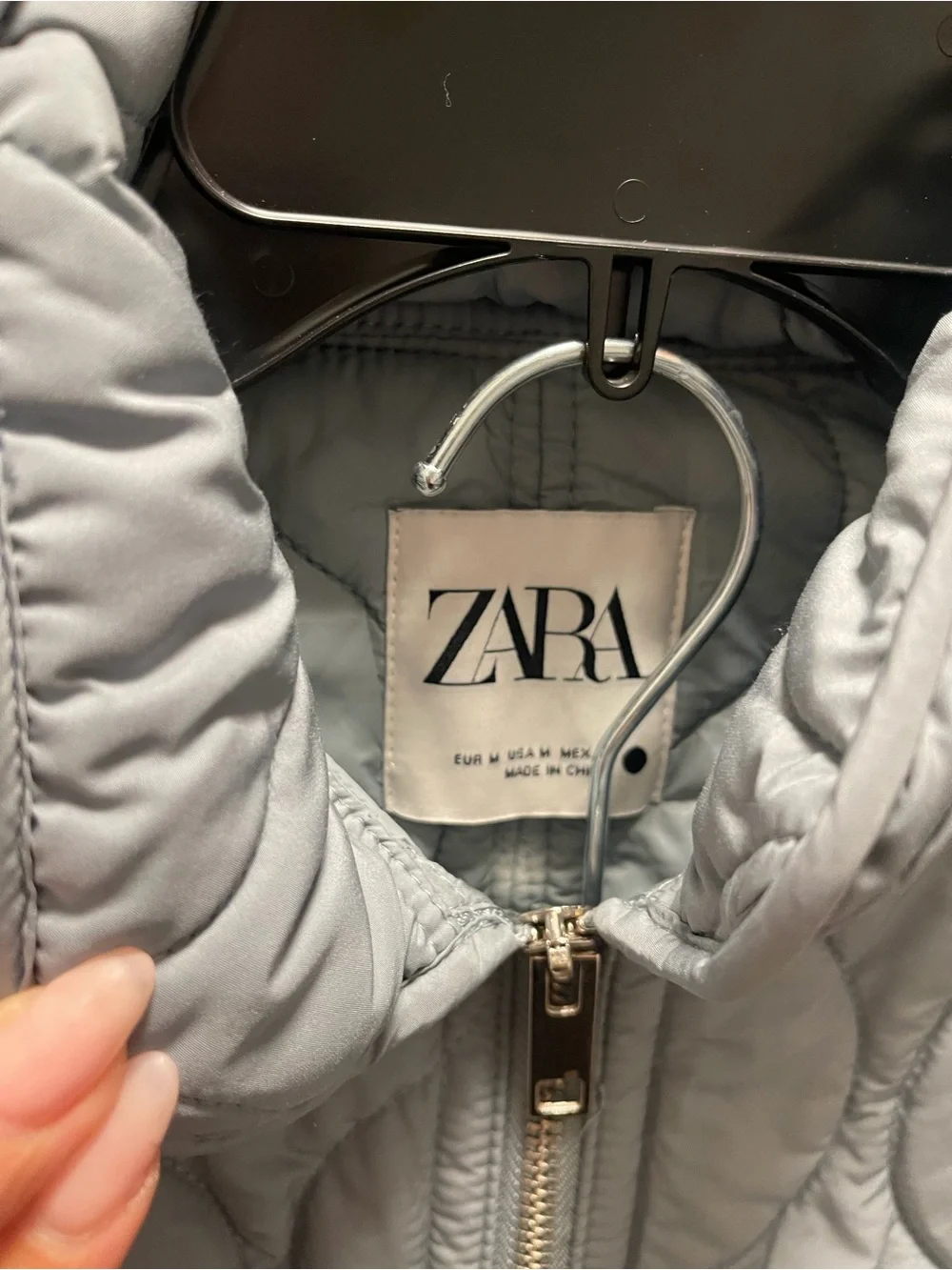 Zara Quilted Sleeveless Puffer Vest
